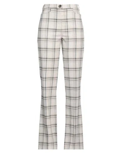 Patrizia Pepe Woman Pants Grey Size 6 Polyester, Viscose, Elastane