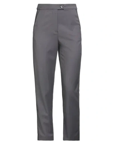 Patrizia Pepe Woman Pants Lead Size 6 Polyester, Viscose, Elastane