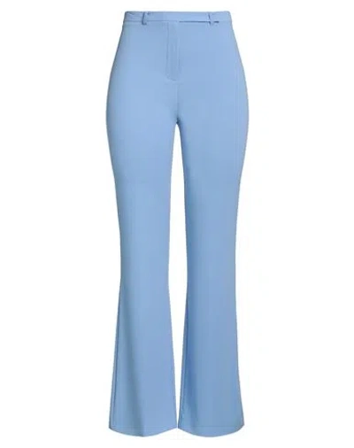 Patrizia Pepe Woman Pants Light Blue Size 8 Polyester, Elastane