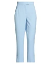 Patrizia Pepe Woman Pants Light Blue Size 6 Polyester, Elastane