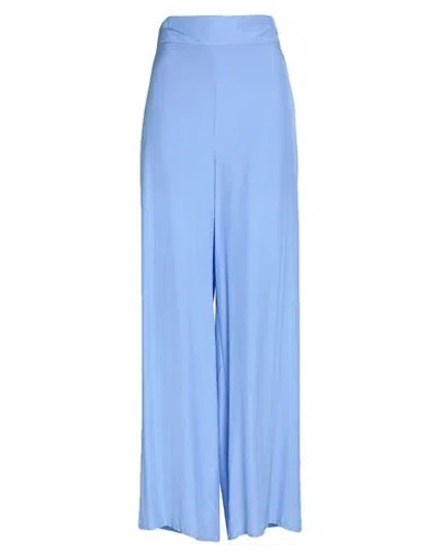 Patrizia Pepe Woman Pants Light Blue Size 6 Viscose