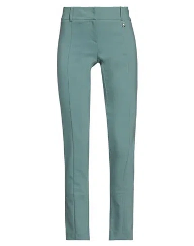 Patrizia Pepe Woman Pants Light Green Size 12 Cotton, Polyester, Elastane
