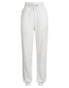 Patrizia Pepe Woman Pants Light Grey Size 3 Organic Cotton, Polyester In White