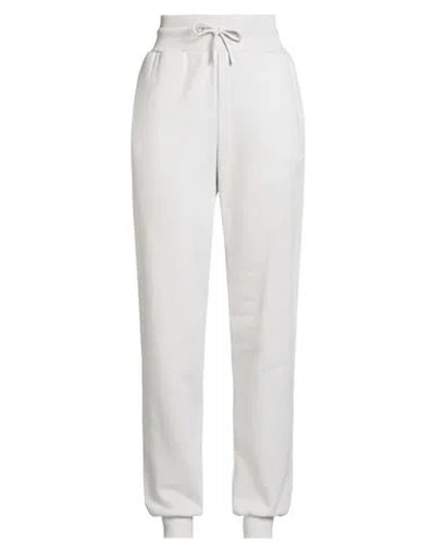 Patrizia Pepe Woman Pants Light Grey Size 3 Organic Cotton, Polyester In White