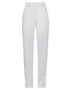Patrizia Pepe Woman Pants Light Grey Size 4 Polyester, Elastane