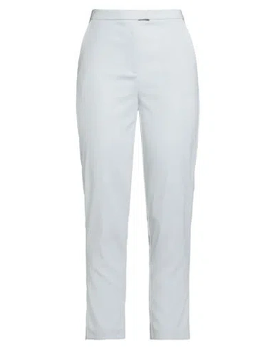 PATRIZIA PEPE PATRIZIA PEPE WOMAN PANTS LIGHT GREY SIZE 8 POLYESTER, ELASTANE