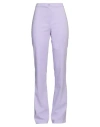 Patrizia Pepe Woman Pants Lilac Size 4 Polyester, Elastane In Purple