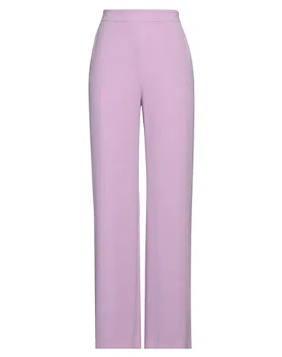 Patrizia Pepe Woman Pants Lilac Size 6 Polyester, Elastane In Purple