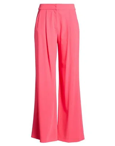 Patrizia Pepe Woman Pants Magenta Size 8 Polyester, Elastane In Pink