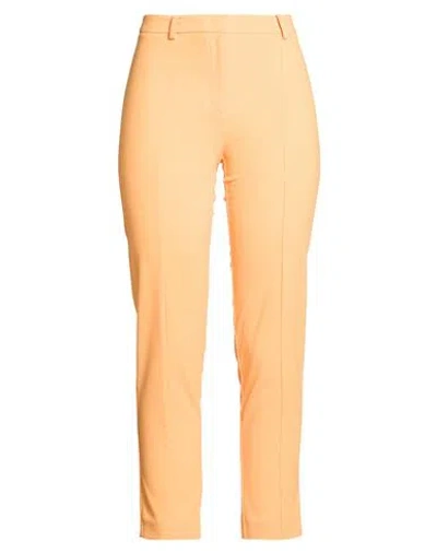Patrizia Pepe Woman Pants Mandarin Size 8 Polyester, Elastane In Orange