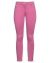 Patrizia Pepe Woman Pants Mauve Size 32 Cotton, Polyester, Elastane In Purple