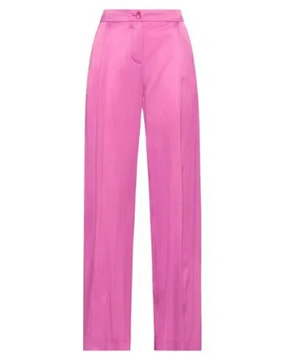 Patrizia Pepe Woman Pants Mauve Size 10 Viscose, Elastane In Purple