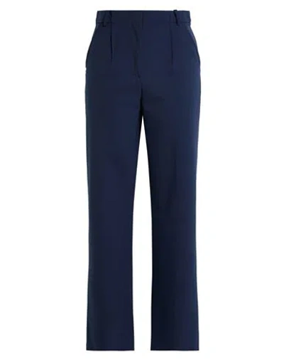 Patrizia Pepe Woman Pants Midnight Blue Size 4 Polyester, Virgin Wool, Elastane