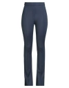 Patrizia Pepe Woman Pants Midnight Blue Size 6 Cotton, Polyamide, Elastane