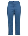 Patrizia Pepe Woman Pants Navy Size 10 Cotton, Polyamide, Elastane In Navy