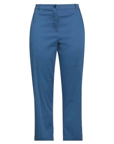 Patrizia Pepe Woman Pants Navy Size 10 Cotton, Polyamide, Elastane