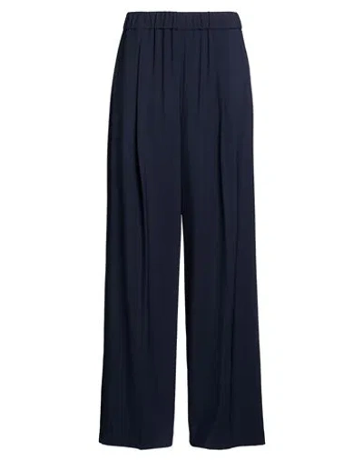 Patrizia Pepe Woman Pants Navy Size 12 Polyester, Elastane In Blue