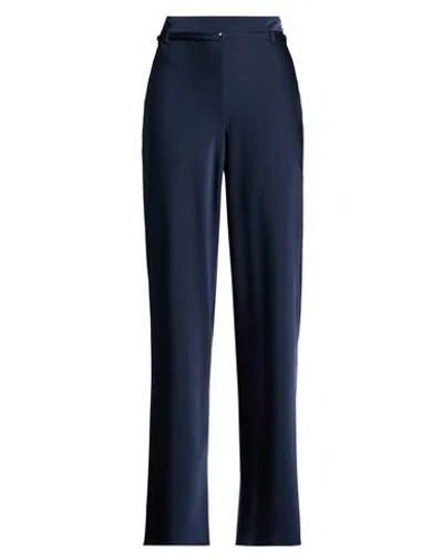 Patrizia Pepe Woman Pants Navy Size 6 Polyester In Blue