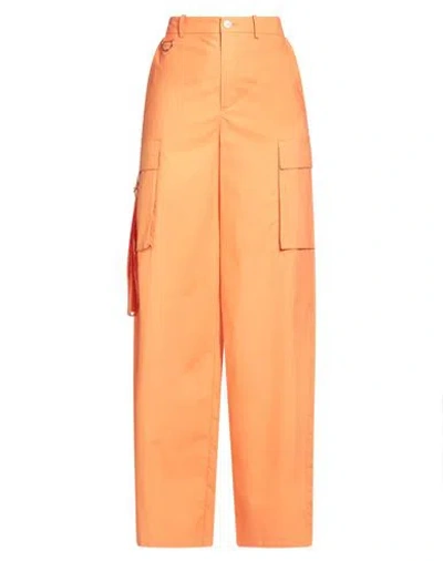 Patrizia Pepe Woman Pants Orange Size 4 Cotton