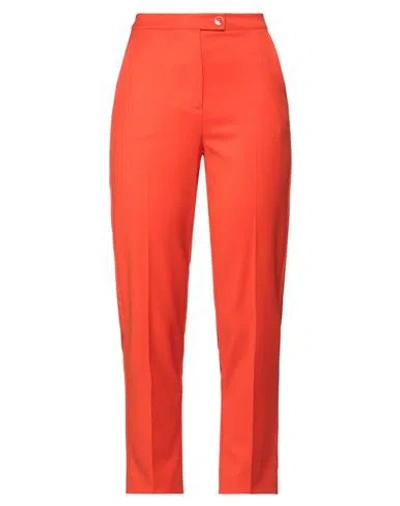 Patrizia Pepe Woman Pants Orange Size 4 Polyester, Viscose, Elastane
