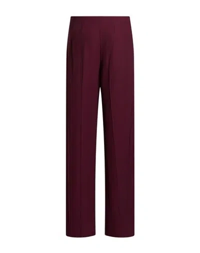 Patrizia Pepe Woman Pants Plum Size 8 Polyester, Elastane In Purple