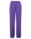 Patrizia Pepe Woman Pants Purple Size 4 Viscose In Purple