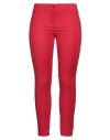 Patrizia Pepe Woman Pants Red Size 10 Cotton, Polyamide, Elastane