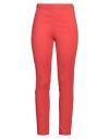 Patrizia Pepe Woman Pants Red Size 10 Cotton, Polyamide, Elastane