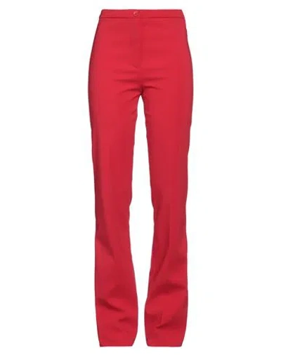 Patrizia Pepe Woman Pants Red Size 12 Polyester, Elastane