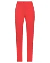 Patrizia Pepe Woman Pants Red Size 6 Polyester, Elastane In Red