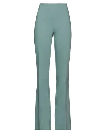 Patrizia Pepe Woman Pants Sage Green Size 12 Cotton, Polyester, Elastane
