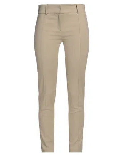Patrizia Pepe Woman Pants Sand Size 12 Cotton, Polyamide, Elastane In Beige