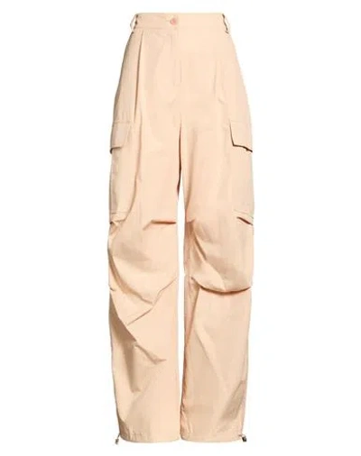 Patrizia Pepe Woman Pants Sand Size 4 Viscose In Neutral