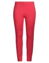 Patrizia Pepe Woman Pants Tomato Red Size 12 Cotton, Polyamide, Elastane
