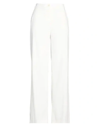 Patrizia Pepe Woman Pants White Size 6 Polyester, Elastane