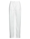 Patrizia Pepe Woman Pants White Size 8 Polyester, Elastane In White