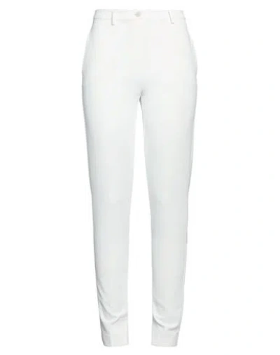 Patrizia Pepe Woman Pants White Size 8 Polyester, Elastane