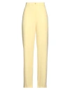Patrizia Pepe Woman Pants Yellow Size 4 Polyester, Elastane In Yellow