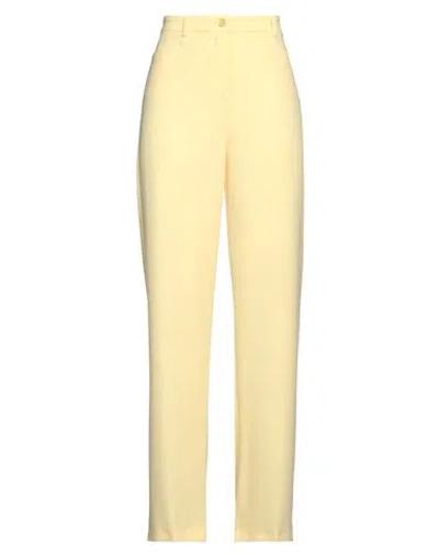 Patrizia Pepe Woman Pants Yellow Size 4 Polyester, Elastane