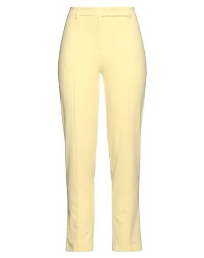 Patrizia Pepe Woman Pants Yellow Size 2 Polyester, Elastane In Yellow