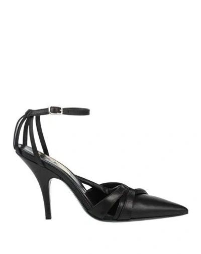 Patrizia Pepe Woman Pumps Black Size 8 Leather