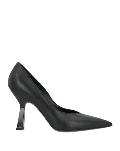 Patrizia Pepe Woman Pumps Black Size 6.5 Calfskin