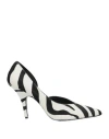 Patrizia Pepe Woman Pumps Black Size 10 Leather In Black