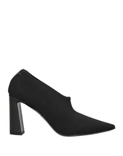 Patrizia Pepe Woman Pumps Black Size 7 Textile Fibers