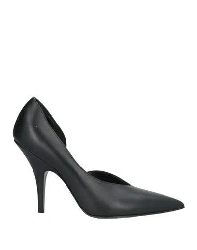 Patrizia Pepe Woman Pumps Black Size 8 Leather