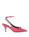 Patrizia Pepe Woman Pumps Fuchsia Size 8 Leather