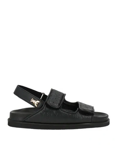 Patrizia Pepe Woman Sandals Black Size 6 Calfskin