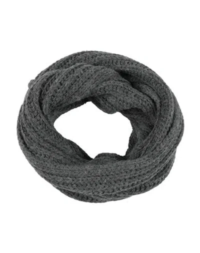 Patrizia Pepe Woman Scarf Grey Size - Acrylic, Wool In Brown