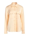 Patrizia Pepe Woman Shirt Apricot Size 8 Viscose