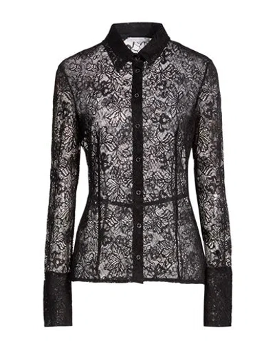Patrizia Pepe Woman Shirt Black Size 0 Polyamide, Elastane